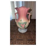 Hull pottery wild flower double handle multi