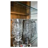 Set of 8 Mondae siren clear glass ice cream /soda