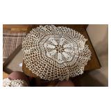 Lot of 2. 18" round doilies