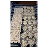 Lot of 2.  15 x 48" doilies