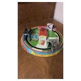 Marx Honeymoon express wind up tin litho toy