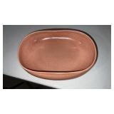 Mid century Russel Wright coral  serving dish