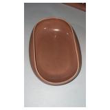 Mid century Russel Wright  coral serving dish