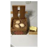 Novelty Items.  1 Porcupine Eggs & Fresh Eggs for