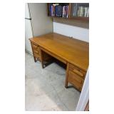 Large oak library desk 72 x 36. It is located in