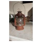 Red barn lantern