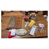 Group of Home Decor.  The Red Hat Keychain is