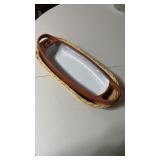 Bortner & Bortner Terracotta Elongated Bowl w/