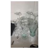 Group of wine glasses and more