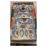 Looks to be a Full Kids Tin Toy Tea Set