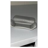 Mid century Russel Wright  granite gray butter