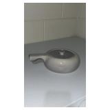 Mid century Russel Wright   gray  ceramic Handled