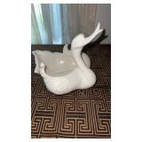 Hull pottery swan vase