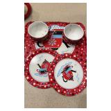 Tin toy tea set  not complete