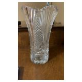 Lead Crystal vase  heavy