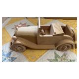 Wooden Model Car approx 14 inches long