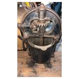 Cast iron fruit/sausage and wine stiffer press