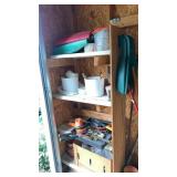 Twine , plastic tarps , gardening tools and more
