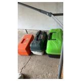 3 tackle  boxes some tackle