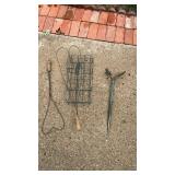 Vintage Rug Beaters , metal Rack.. & more
