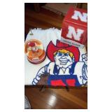 Herbie Husker Towel & Snow Globe w/ Box