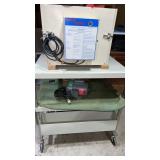 Master control heater on rolling cart  motor not