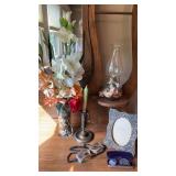 Vintage glasses and goggles , photo frame and
