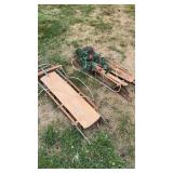 2 Vintage Sleds, 1 is Paris