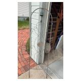 Metal Garden Rack w/ Cast Bell