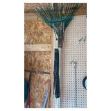 Brooms,  rakes and more