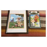 Miss Muffet Framed Print & NIP Erasers