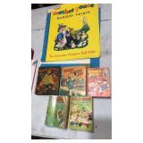 Mother goose nursery prints and little golden
