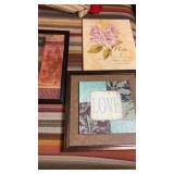 3 wall pictures Hope , love