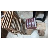 Wood stool , plant stand and more