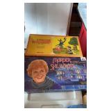 The uncle Wiggily board game and murder she w