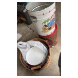 Peach Baskets & Tins