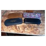 Vintage glasses and cases