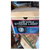 Realistic wide angle strobe light