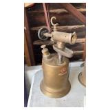 Vintage Lenk brass gasoline blowtorch