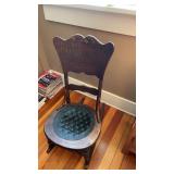 Wooden rocking chair