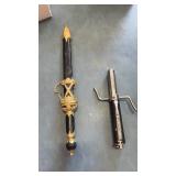 Telescoping Billy stick and dagger