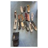 Large lot of pocket knifeï¿½s