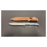 Saladmaster Hunting/Bowie Knife & Ducks on Handle