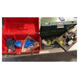 2 Plastic Tool Boxes with Kids toys, Fishing