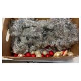 Vintage Tinsel & Christmas Bulbs