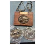 5 belt buckles 4 from Heston rodeo