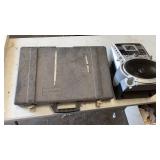 Plastic Hard Case & Part of A radio untested