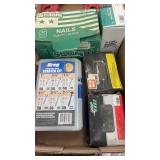 Group of nails and screws