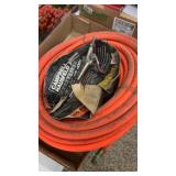 Orange Air Hose with Air Nozzle