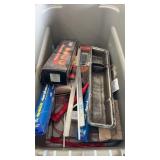 Miscellaneous Auto parts in grey tote